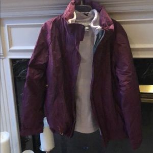 Columbia purple ski coat with liner size XL